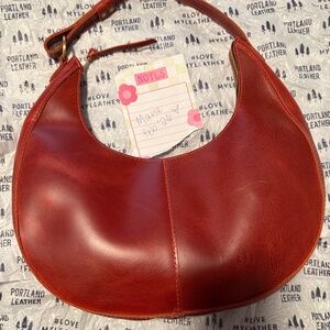 Portland Leather large Rosso Nora